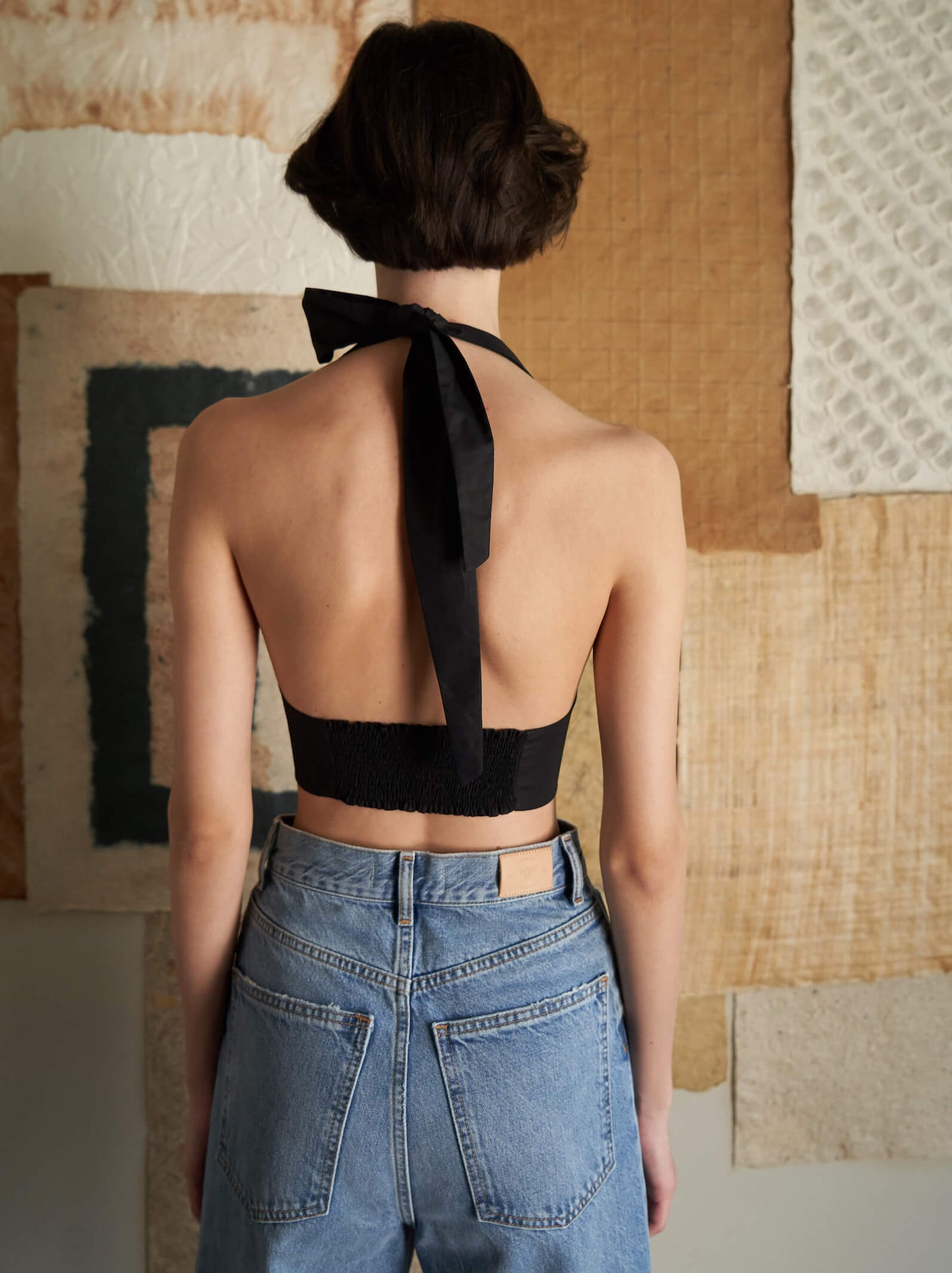 Halter Strap Crop Top