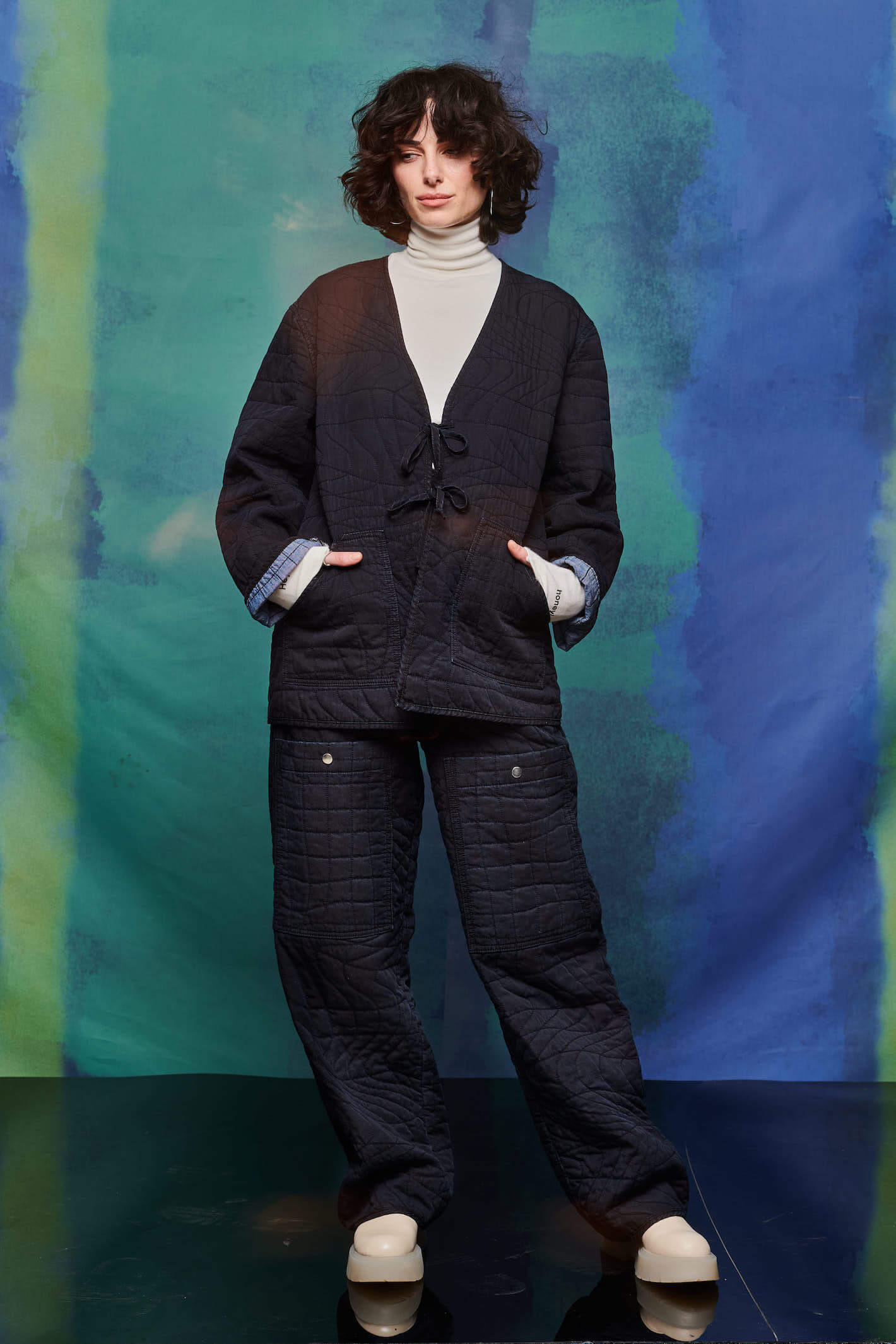 Quit Jacket Wave Quilt Jacket – A Hidden Bee